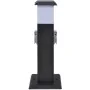 Column with sockets and black garden lamp by vidaXL, wall sockets - Ref: Foro24-41235, Price: 38,64 €, Discount: %