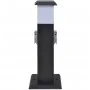 Columna con enchufes y lámpara para el jardín negra de vidaXL, Enchufes de pared - Ref: Foro24-41235, Precio: 38,79 €, Descue...