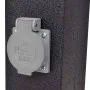 Column with sockets and black garden lamp by vidaXL, wall sockets - Ref: Foro24-41235, Price: 38,64 €, Discount: %