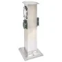Stainless steel column with plug and timer for the garden by vidaXL, wall sockets - Ref: Foro24-41237, Price: 54,05 €, Discou...