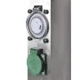 Stainless steel column with plug and timer for the garden by vidaXL, wall sockets - Ref: Foro24-41237, Price: 54,05 €, Discou...