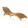 Tumbona de madera maciza de acacia marrón de vidaXL, Tumbonas - Ref: Foro24-46650, Precio: 151,00 €, Descuento: %