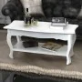 White 2-level MDF coffee table by vidaXL, Coffee table - Ref: Foro24-60629, Price: 138,28 €, Discount: %