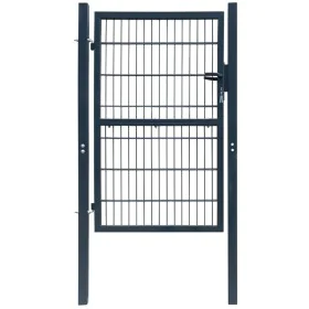 Individuelles 2D-Zauntor Anthrazitgrau 106x170 cm von vidaXL, Gartentore - Ref: Foro24-141742, Preis: 207,13 €, Rabatt: %