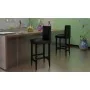 Bar stools 6 units black artificial leather by vidaXL, Kitchen stools - Ref: Foro24-160716, Price: 598,87 €, Discount: %