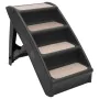 Folding dog ladder black 62x40x49.5 cm by vidaXL, Pet Steps and Ramps - Ref: Foro24-170985, Price: 58,61 €, Discount: %