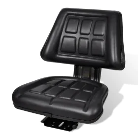 Tractor seat with black backrest by vidaXL, Tractor Accessories and Parts - Ref: Foro24-210156, Price: 99,04 €, Discount: %