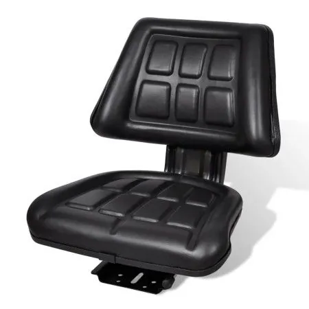 Tractor seat with black backrest by vidaXL, Tractor Accessories and Parts - Ref: Foro24-210156, Price: 99,00 €, Discount: %