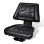 Asiento de tractor con respaldo negro de vidaXL, Accesorios y piezas para tractores - Ref: Foro24-210156, Precio: 99,04 €, De...