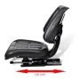 Asiento de tractor con respaldo negro de vidaXL, Accesorios y piezas para tractores - Ref: Foro24-210156, Precio: 99,04 €, De...