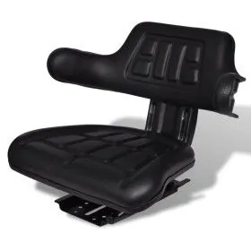 Tractor seat with black backrest by vidaXL, Tractor Accessories and Parts - Ref: Foro24-210202, Price: 104,34 €, Discount: %