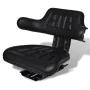 Asiento de tractor con respaldo negro de vidaXL, Accesorios y piezas para tractores - Ref: Foro24-210202, Precio: 104,34 €, D...