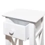 Side table with white drawer by vidaXL, Side tables - Ref: Foro24-241147, Price: 81,01 €, Discount: %