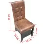 Dining chairs, 2 units, brown color. by vidaXL, dining chairs - Ref: Foro24-241157, Price: 218,76 €, Discount: %