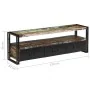 Mueble de TV madera maciza reciclada 120x30x40 cm de vidaXL, Muebles TV - Ref: Foro24-244844, Precio: 161,10 €, Descuento: %