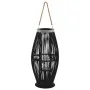 Portavelas colgante bambú negro 60 cm de vidaXL, Candelabros - Ref: Foro24-246813, Precio: 53,39 €, Descuento: %