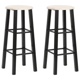Küchenhocker 2 schwarze MDF-Einheiten von vidaXL, Küchenhocker - Ref: Foro24-284388, Preis: 61,82 €, Rabatt: %