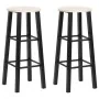 Kitchen stools 2 black MDF units by vidaXL, Kitchen stools - Ref: Foro24-284388, Price: 61,82 €, Discount: %