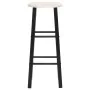 Kitchen stools 2 black MDF units by vidaXL, Kitchen stools - Ref: Foro24-284388, Price: 61,82 €, Discount: %