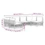 Gartenmöbel-Set 6-teilig anthrazitfarbene Kissen PE-Rattan von vidaXL, Outdoor-Sofas - Ref: Foro24-3186786, Preis: 498,02 €, ...
