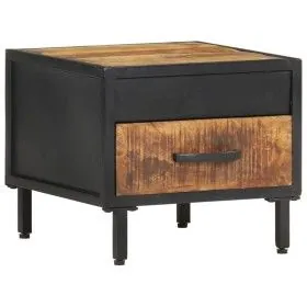 Rough mango wood bedside table 40x40x35 cm by vidaXL, Nightstands - Ref: Foro24-288472, Price: 71,86 €, Discount: %