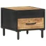 Nachttisch aus rauem Mangoholz, 40 x 40 x 35 cm von vidaXL, Nachttische - Ref: Foro24-288472, Preis: 71,85 €, Rabatt: %