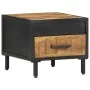 Nachttisch aus rauem Mangoholz, 40 x 40 x 35 cm von vidaXL, Nachttische - Ref: Foro24-288472, Preis: 71,85 €, Rabatt: %