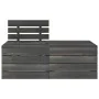 Paletten-Gartenmöbel 2 Stück dunkelgraues Kiefernholz von vidaXL, Gartensets - Ref: Foro24-315421, Preis: 69,73 €, Rabatt: %