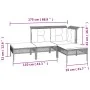 7-piece garden furniture set with gray synthetic rattan cushions by vidaXL, Garden sets - Ref: Foro24-3187553, Price: 371,98 ...