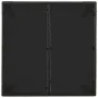 Garden table glass surface PE rattan black 90x90x75 cm by vidaXL, Garden tables - Ref: Foro24-319895, Price: 111,61 €, Discou...