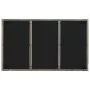 Mesa de jardín superficie de vidrio ratán PE gris 150x90x75 cm de vidaXL, Mesas de jardín - Ref: Foro24-319900, Precio: 153,6...