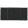 Garden table glass surface PE rattan black 190x90x75 cm by vidaXL, Garden tables - Ref: Foro24-319903, Price: 225,69 €, Disco...