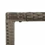 Garden table with gray PE rattan wood surface 150x90x75 cm by vidaXL, Garden tables - Ref: Foro24-319902, Price: 159,04 €, Di...