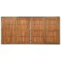 Gartentisch aus grauem PE-Rattan mit Holzoberfläche 190 x 90 x 75 cm von vidaXL, Gartentische - Ref: Foro24-319906, Preis: 18...