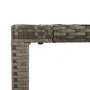 Gartentisch aus grauem PE-Rattan mit Holzoberfläche 190 x 90 x 75 cm von vidaXL, Gartentische - Ref: Foro24-319906, Preis: 18...
