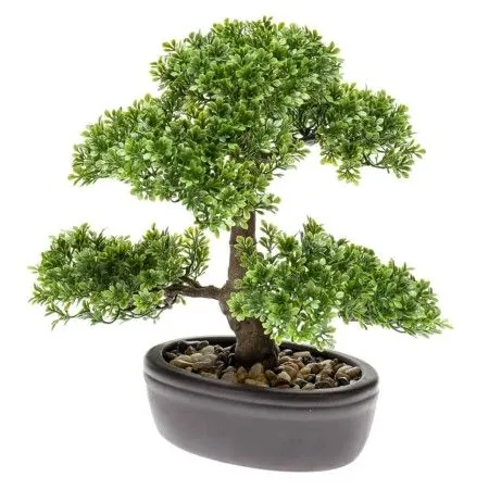 Emerald Mini artificial bonsai Ficus green 32 cm 420002 by Emerald, artificial flora - Ref: Foro24-414503, Price: 52,05 €, Di...