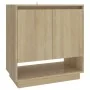 Aparador de madera contrachapada roble Sonoma 70x41x75 cm de vidaXL, Aparadores - Ref: Foro24-809542, Precio: 71,41 €, Descue...