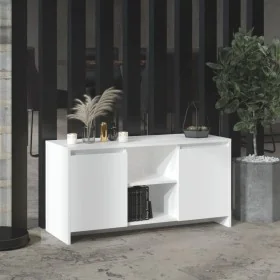 White plywood TV cabinet 102x37.5x52.5 cm by vidaXL, TV Furniture - Ref: Foro24-809791, Price: 97,54 €, Discount: %