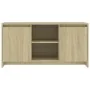 TV-Schrank aus Sonoma-Eichensperrholz, 102 x 37,5 x 52,5 cm von vidaXL, TV-Möbel - Ref: Foro24-809794, Preis: 66,19 €, Rabatt: %