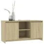 TV-Schrank aus Sonoma-Eichensperrholz, 102 x 37,5 x 52,5 cm von vidaXL, TV-Möbel - Ref: Foro24-809794, Preis: 66,19 €, Rabatt: %
