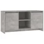 TV-Schrank aus betongrauem Sperrholz, 102 x 37,5 x 52,5 cm von vidaXL, TV-Möbel - Ref: Foro24-809795, Preis: 66,19 €, Rabatt: %