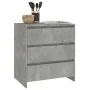 Gray concrete plywood sideboard 70x41x75 cm by vidaXL, Sideboards - Ref: Foro24-809750, Price: 79,71 €, Discount: %