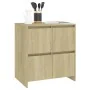 Sonoma Eichenfurnier Sideboard 70x41x75 cm von vidaXL, Sideboards - Ref: Foro24-809767, Preis: 87,02 €, Rabatt: %