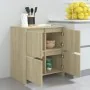 Sonoma Eichenfurnier Sideboard 70x41x75 cm von vidaXL, Sideboards - Ref: Foro24-809767, Preis: 87,02 €, Rabatt: %