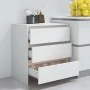 Weißer Sperrholz-Sideboard 70x41x75 cm von vidaXL, Sideboards - Ref: Foro24-809746, Preis: 80,11 €, Rabatt: %
