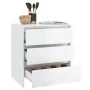 Aparador de madera contrachapada blanco brillante 70x41x75 cm de vidaXL, Aparadores - Ref: Foro24-809752, Precio: 84,63 €, De...