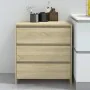 Sideboard aus Sonoma-Eichensperrholz, 70 x 41 x 75 cm von vidaXL, Sideboards - Ref: Foro24-809749, Preis: 83,91 €, Rabatt: %