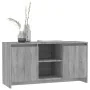 TV stand made of Sonoma gray engineered wood 102x37.5x52.5 cm by vidaXL, TV Furniture - Ref: Foro24-813021, Price: 74,03 €, D...