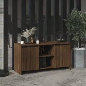 Mueble de TV madera de ingeniería marrón roble 102x37,5x52,5cm de vidaXL, Muebles TV - Ref: Foro24-813022, Precio: 70,48 €, D...