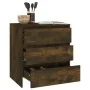 Sideboard aus geräuchertem Eichensperrholz, 70 x 41 x 75 cm von vidaXL, Sideboards - Ref: Foro24-813005, Preis: 85,12 €, Raba...